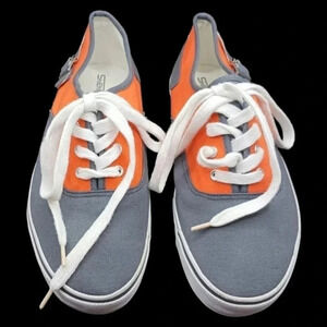 Shlekh sneaker 2 tones gray / orange size 10